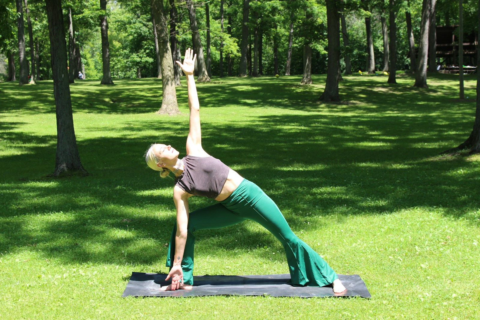 people doing yoga during daytime